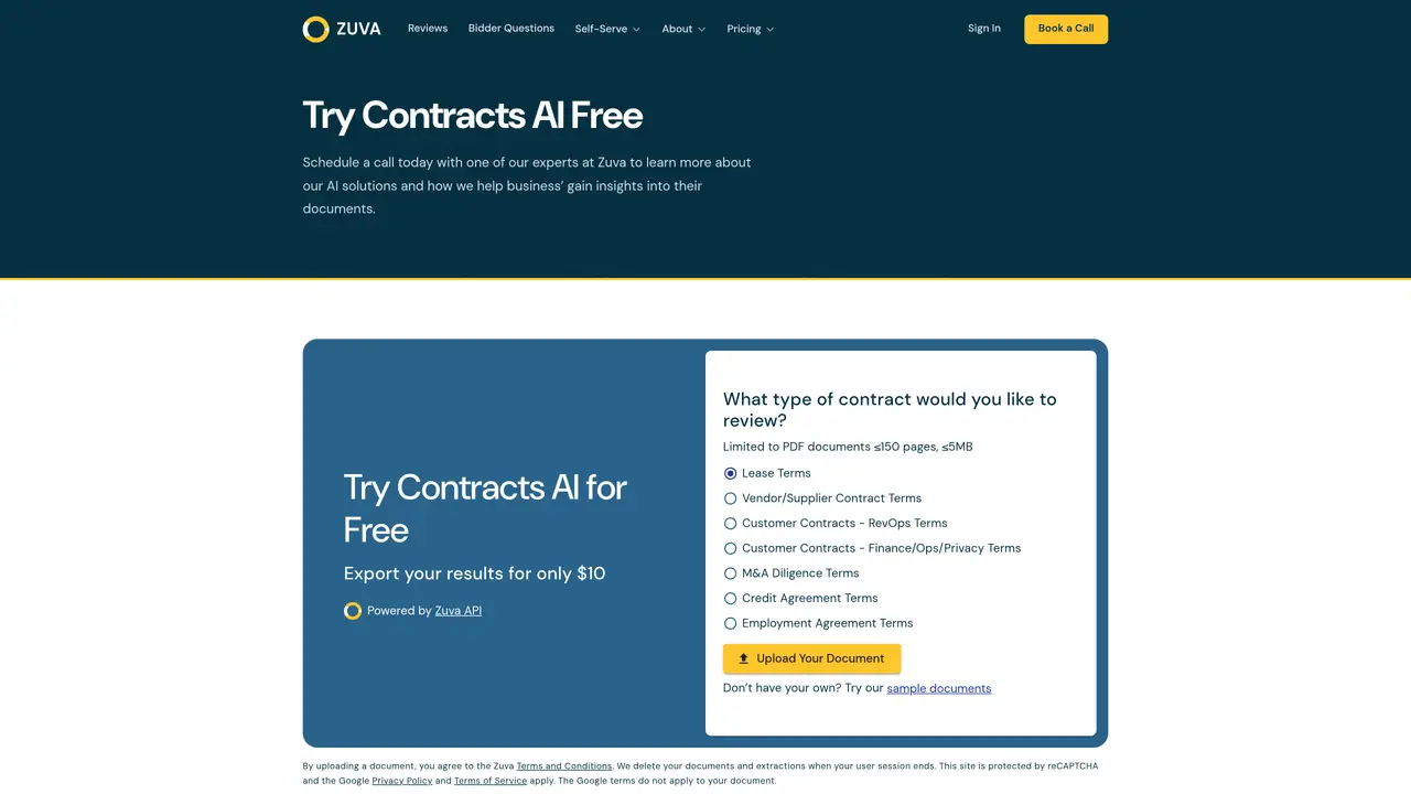 Zuva Contracts AI featured image