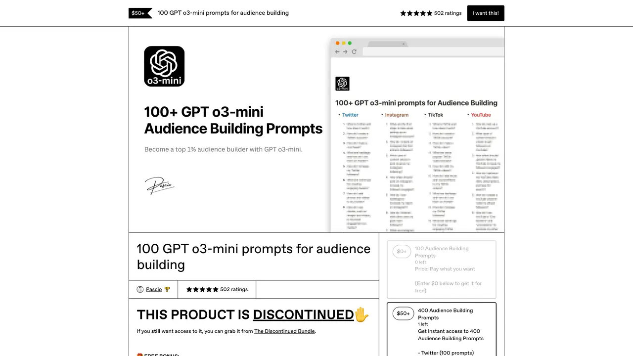 100 ChatGPT Audience Building Prompts featured image