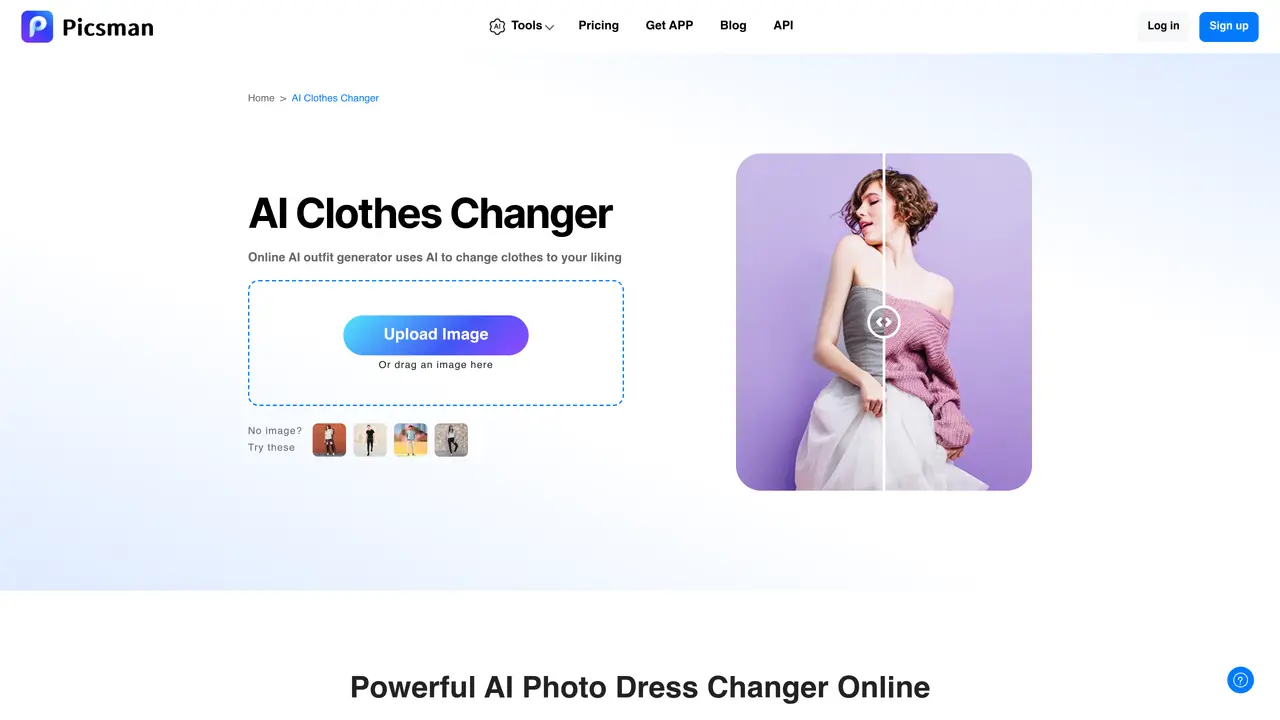 AI Clothes Changer – Picsman featured image