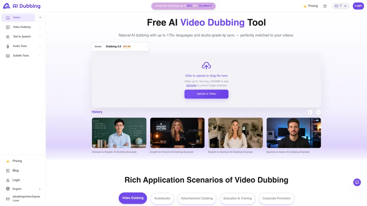 AI Dubbing featured image