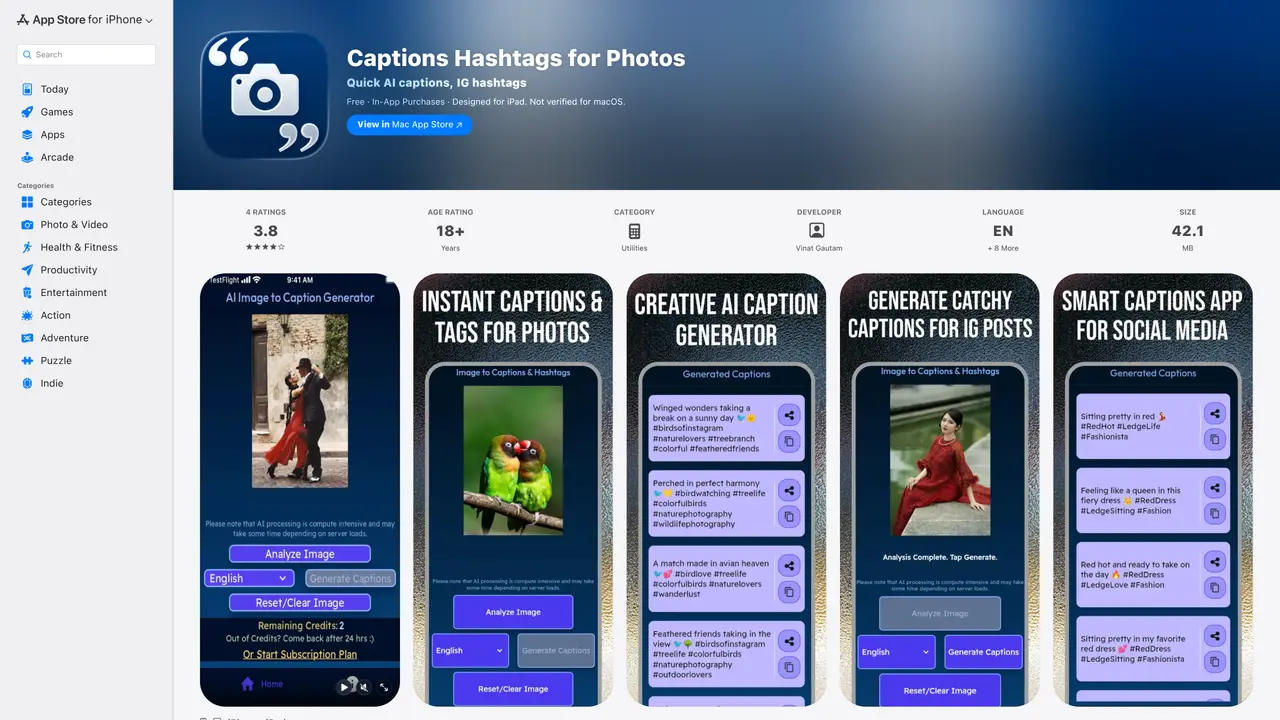 AI Image to Caption Generator featured image