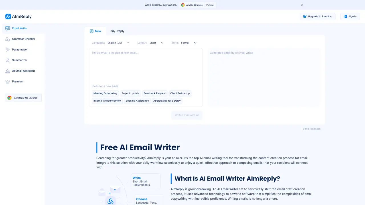AImReply – Online AI Email Writer and Assistant featured image