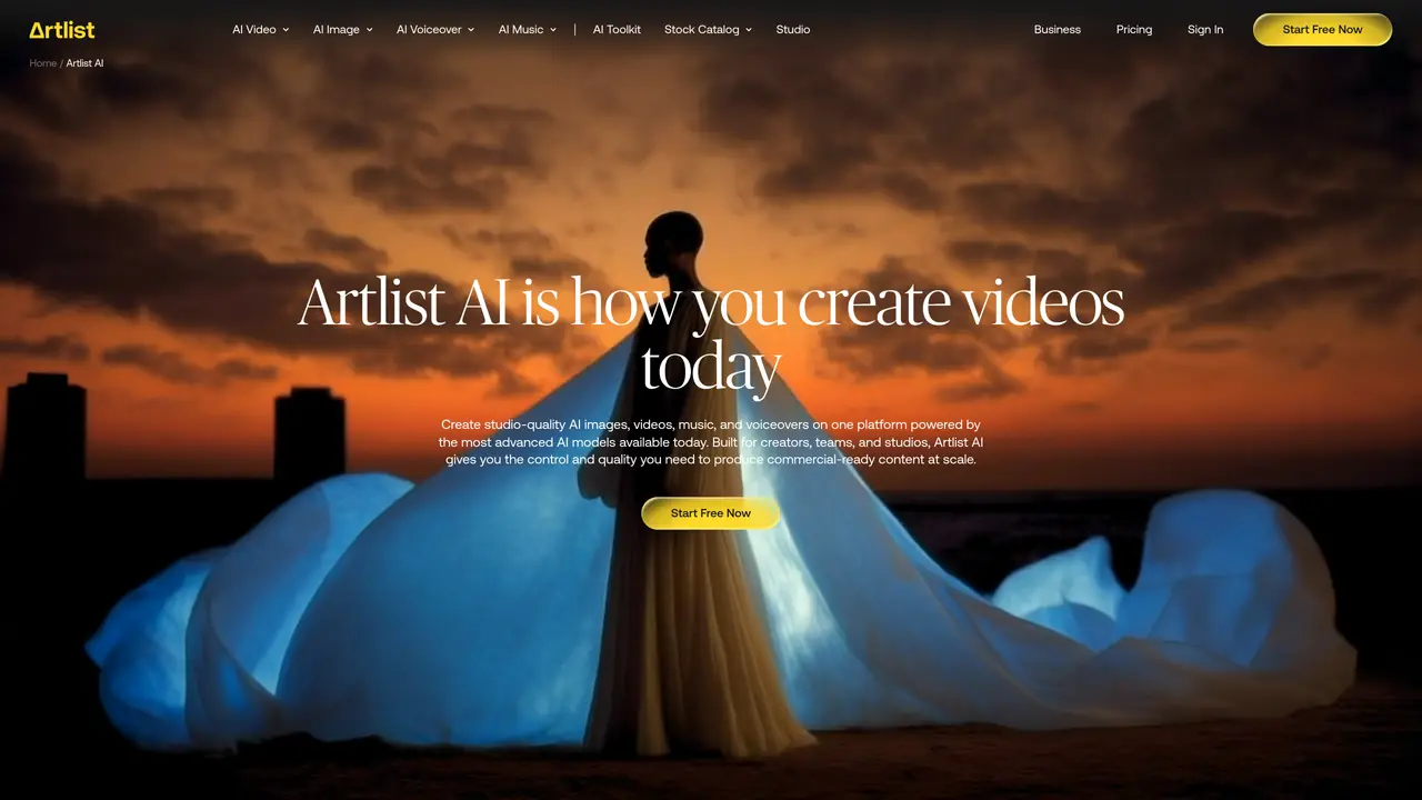 Artlist AI featured image