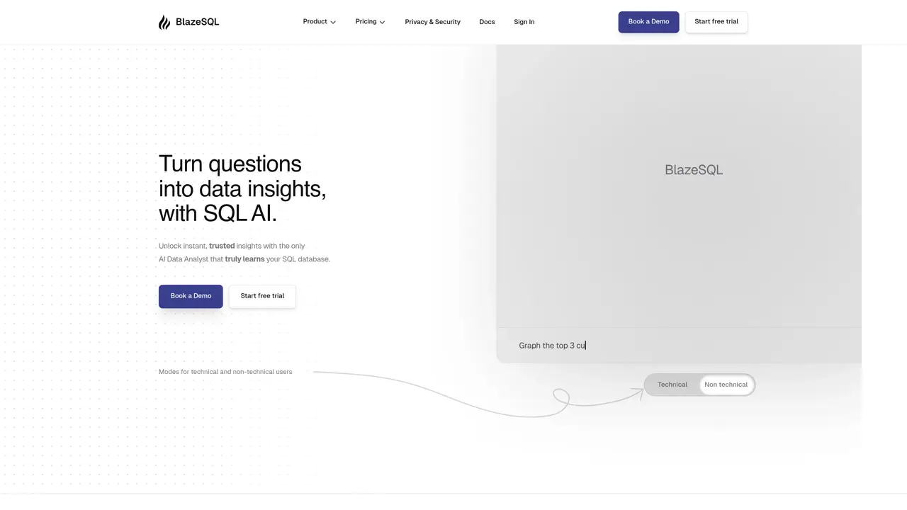 BlazeSQL featured image