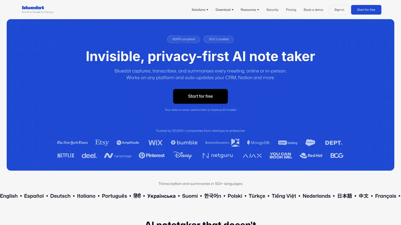 Bluedot featured image