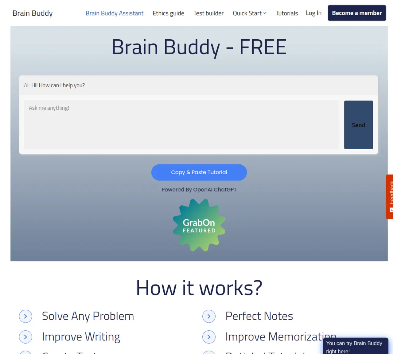Brain Buddy featured image