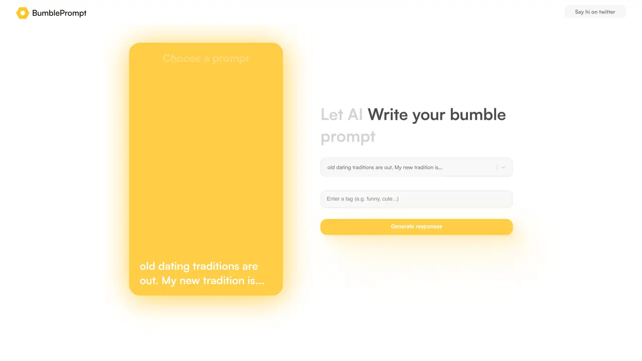 Bumble prompts featured image
