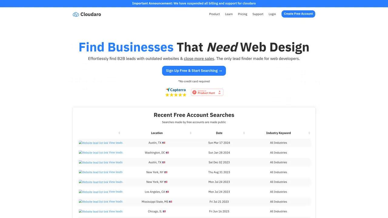 Cloudaro.io featured image