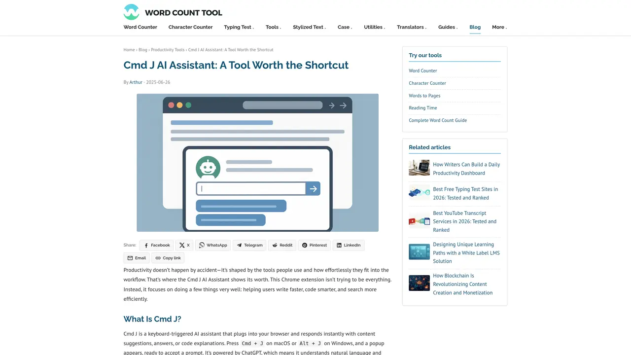 Cmd J featured image