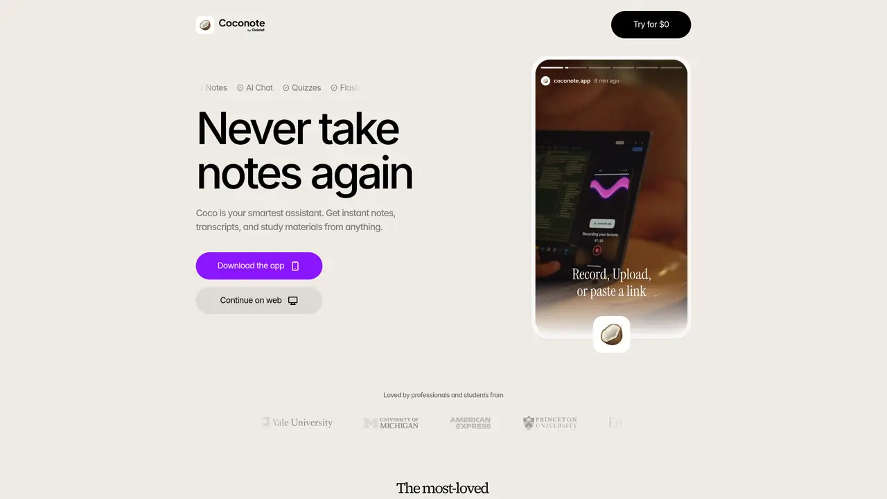 Coconote featured image
