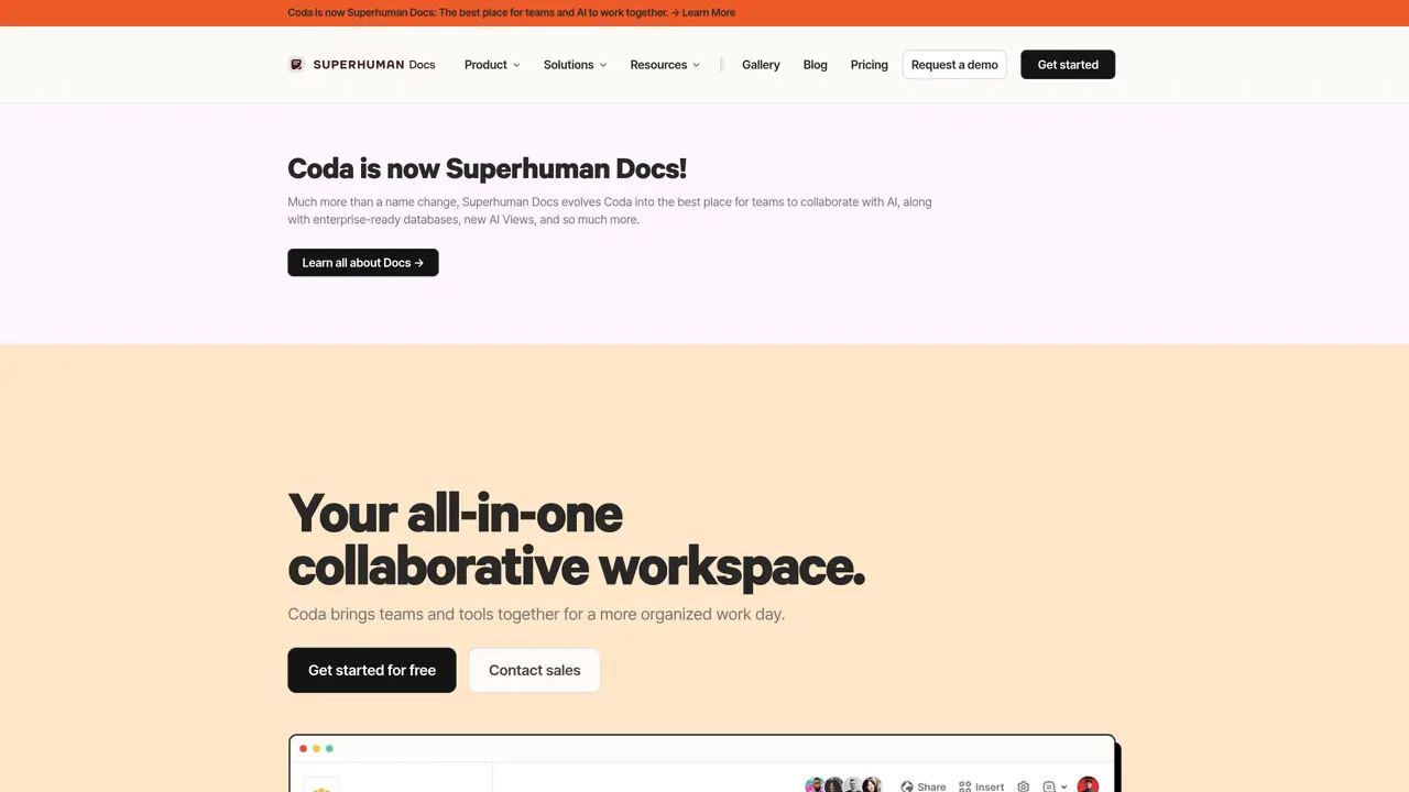 Coda featured image