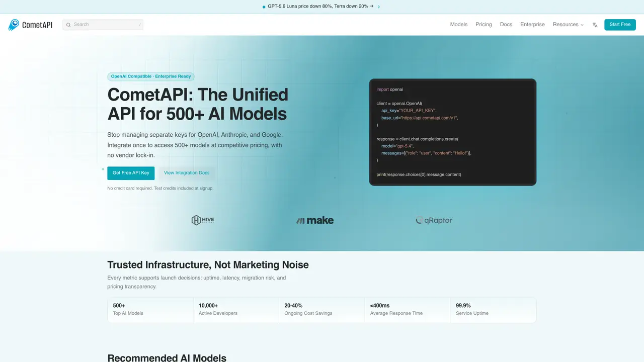 CometAPI featured image