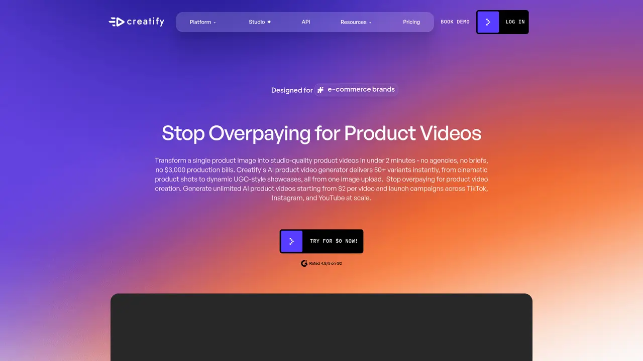 Creatify AI Product Video Generator featured image