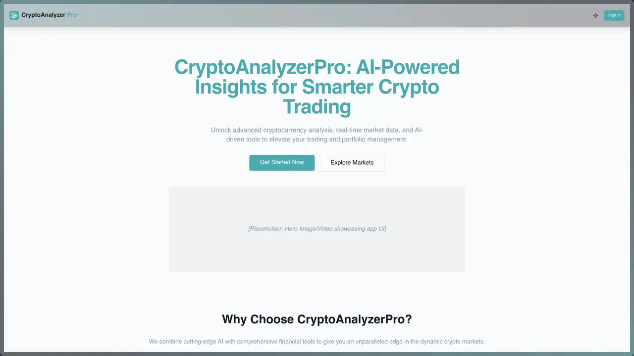 CryptoAnalyzerPro featured image