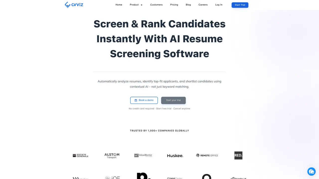 Cvviz Resume Screening featured image
