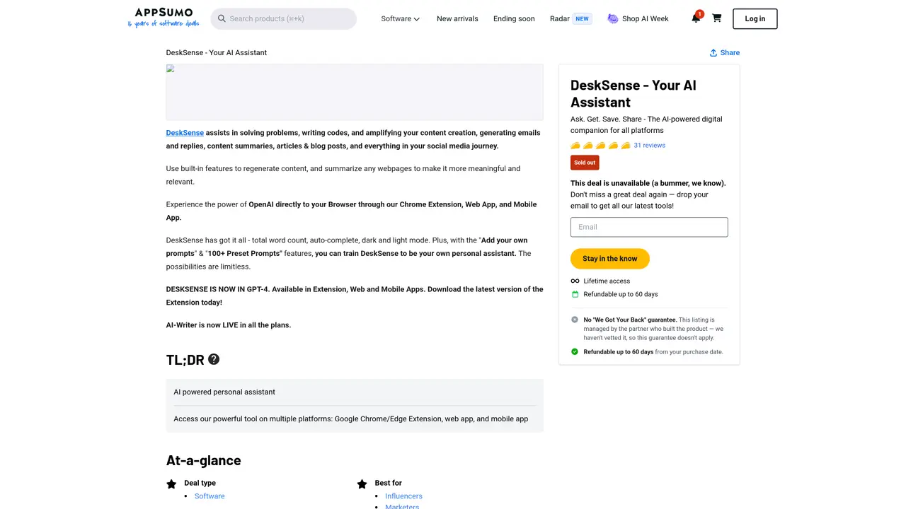 DeskSense featured image