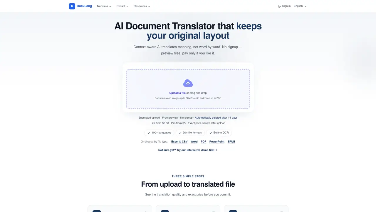 Doc2Lang featured image
