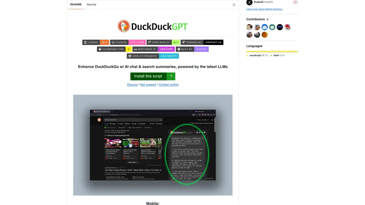 DuckDuckGPT featured image
