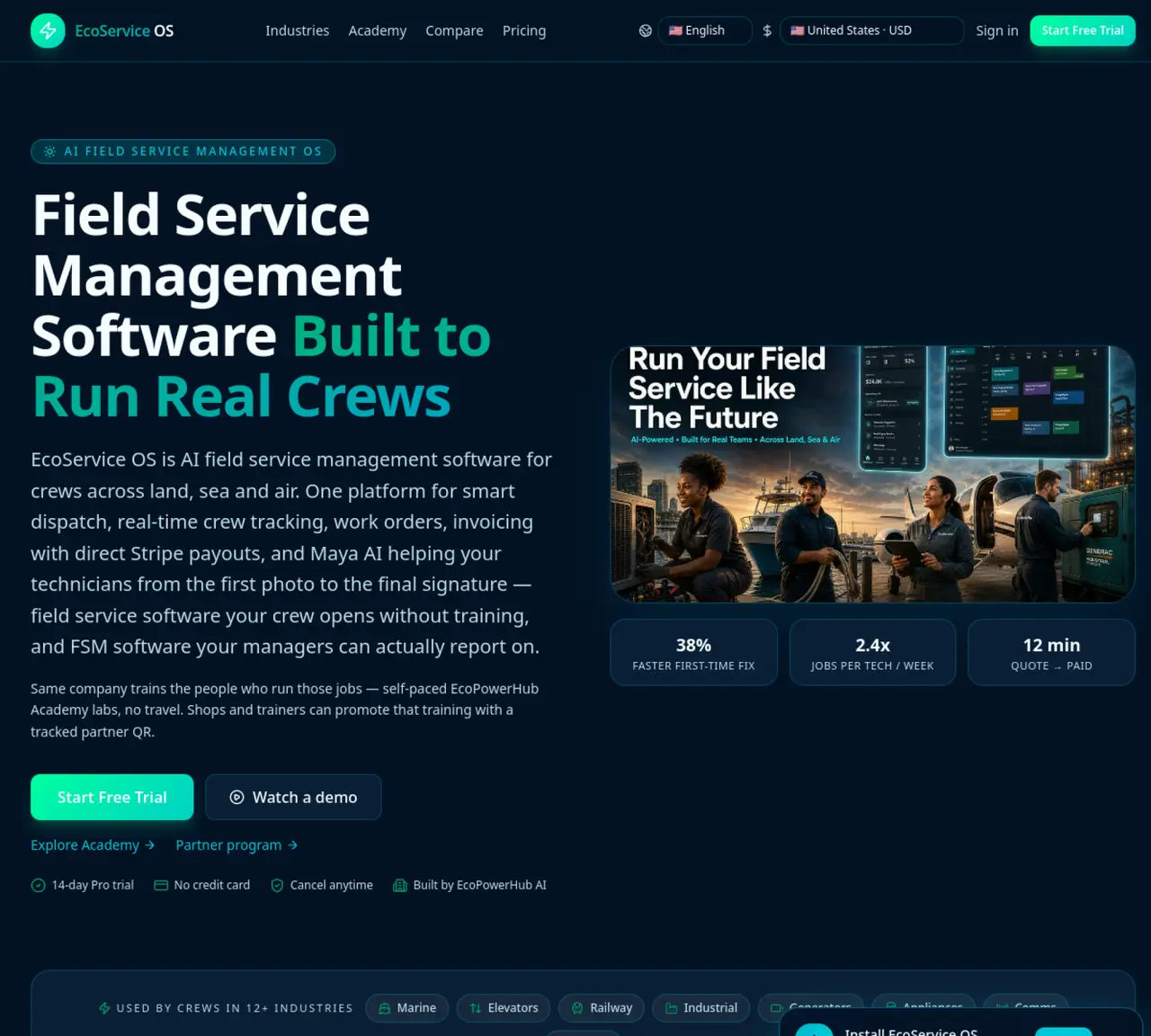 EcoService OS featured image