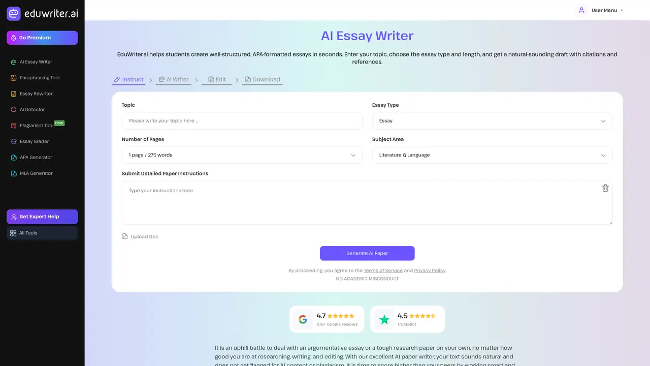 Eduwriter AI featured image