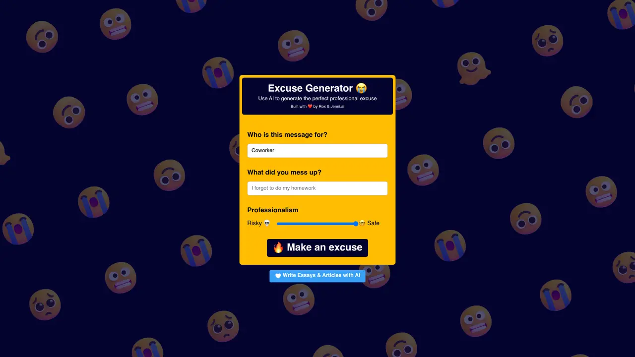 Excuses AI featured image