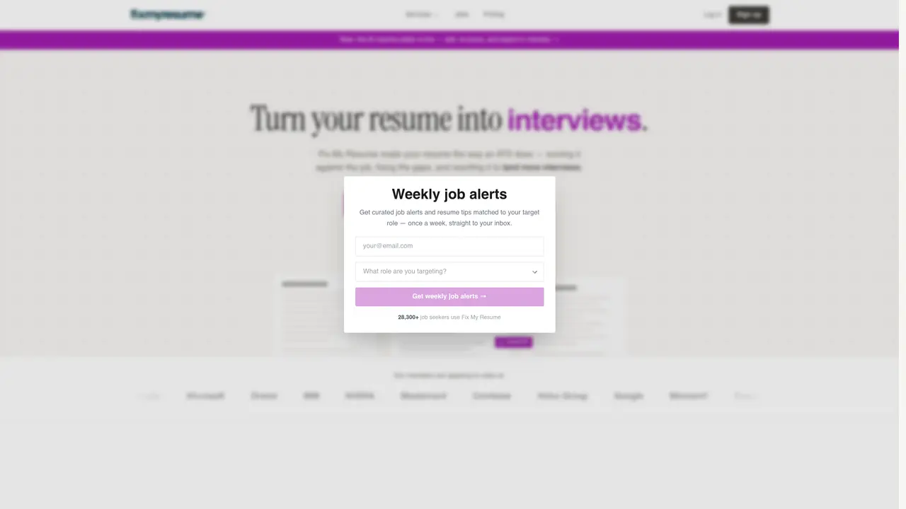 Fix My Resume featured image