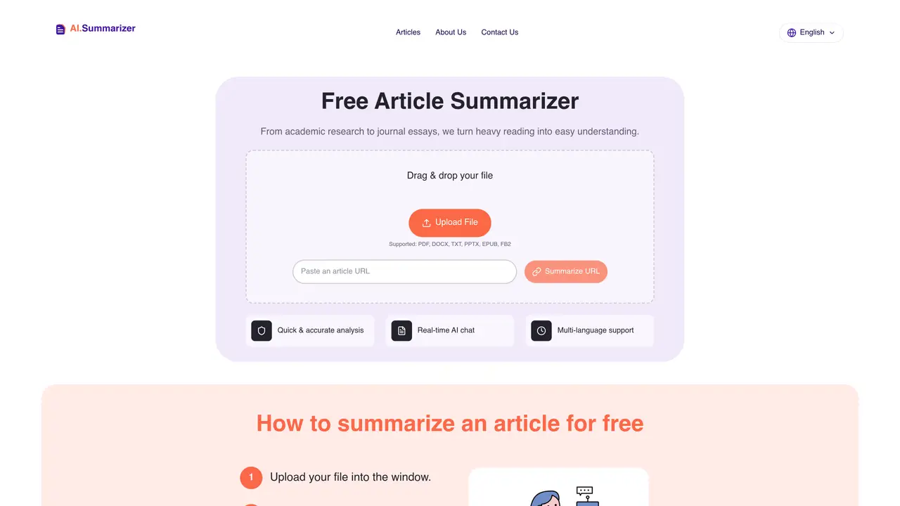 Free Article Summarizer – Get the Insights with Powerful AI featured image