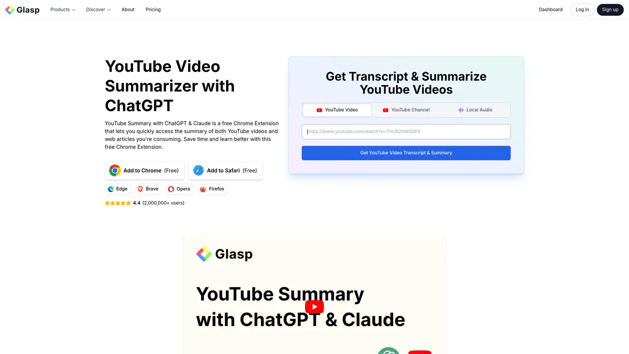Glasp Youtube Summary featured image