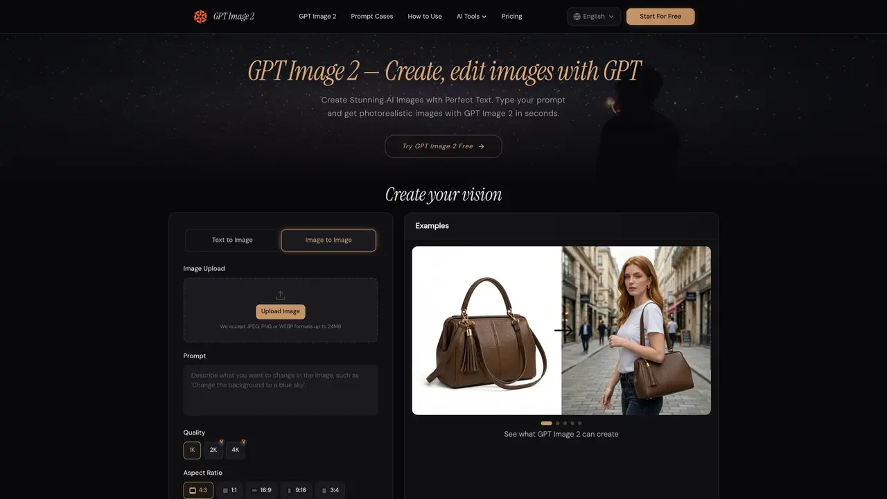 GPT Image 2 — Free AI Image Generator & Photo Editor featured image
