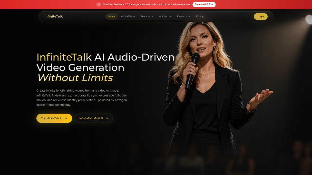 InfiniteTalk AI featured image