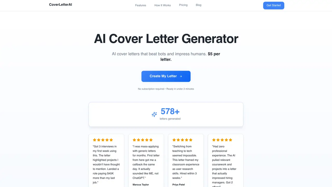 Instant Job Cover Letters with AI featured image