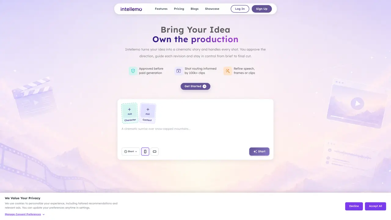 Intellemo AI video generation platform featured image