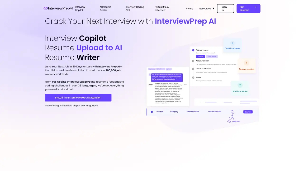 Interviewprep AI featured image