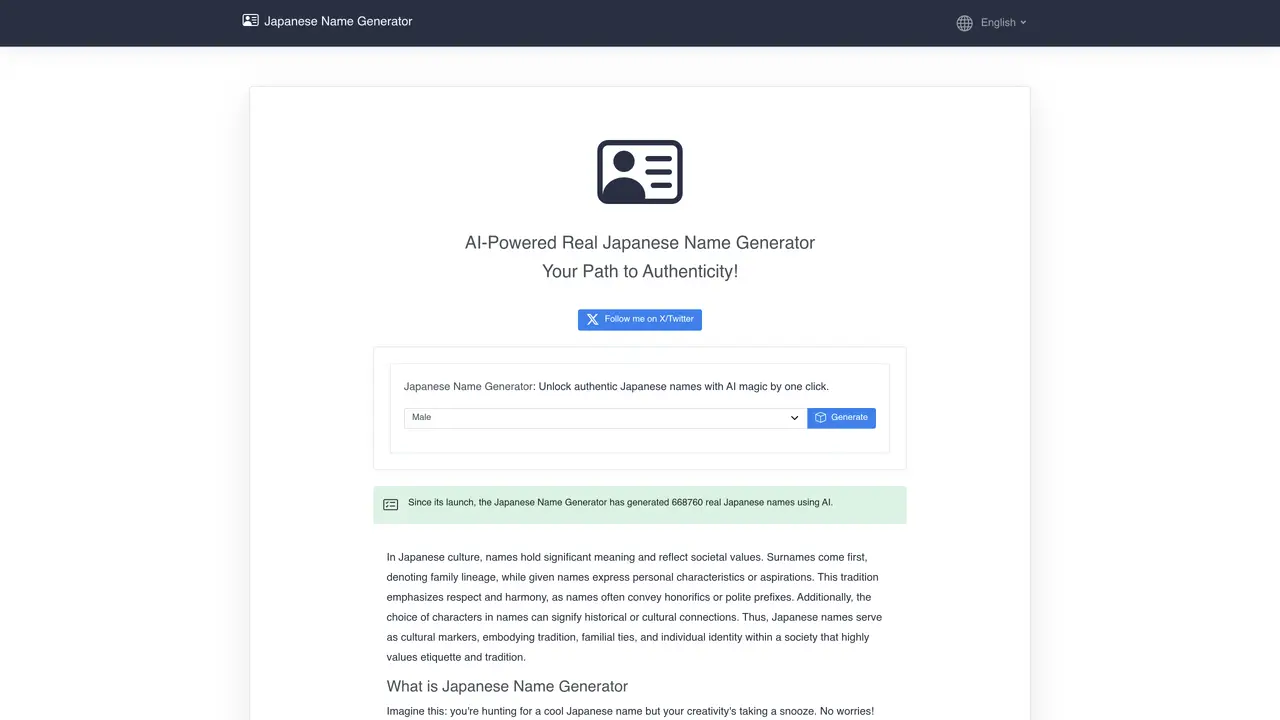 Japanese Name Generator featured image