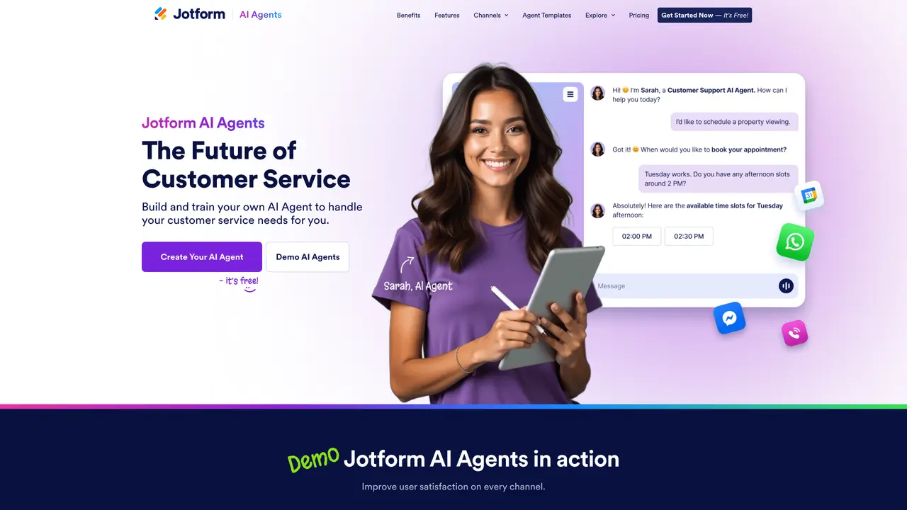 Jotform AI Agents featured image