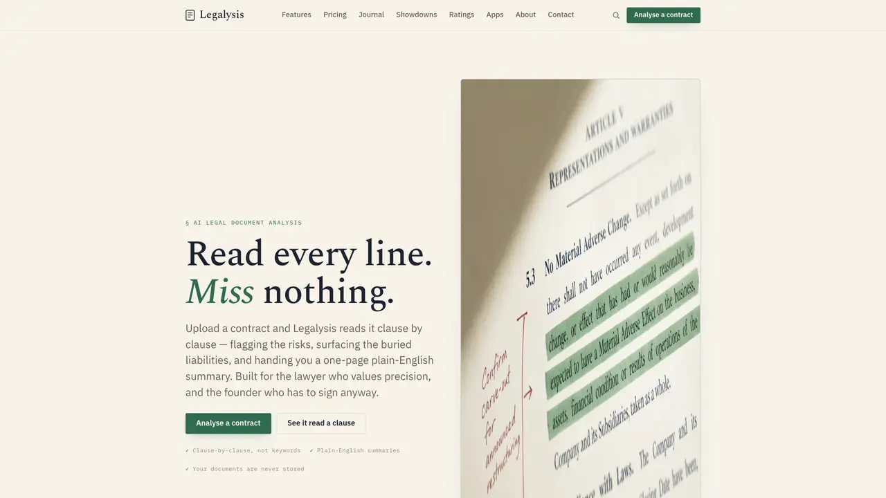 Legalysis featured image