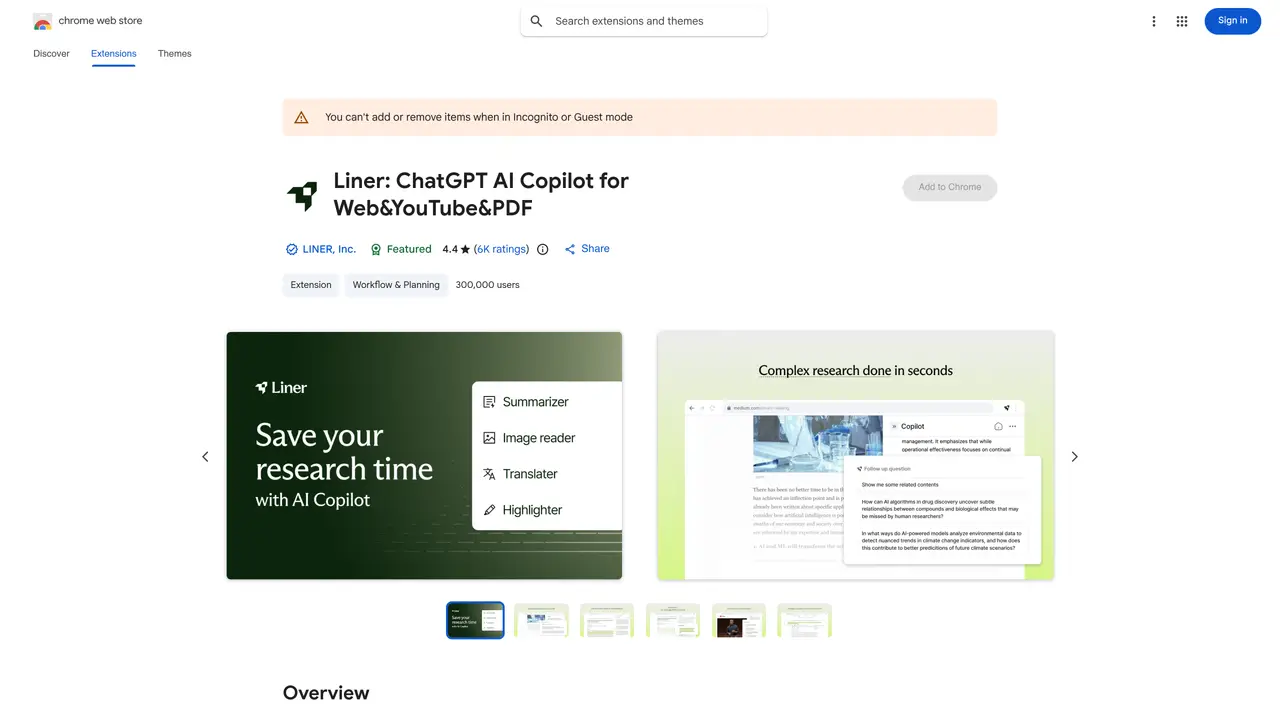 LINER AI for PDF featured image