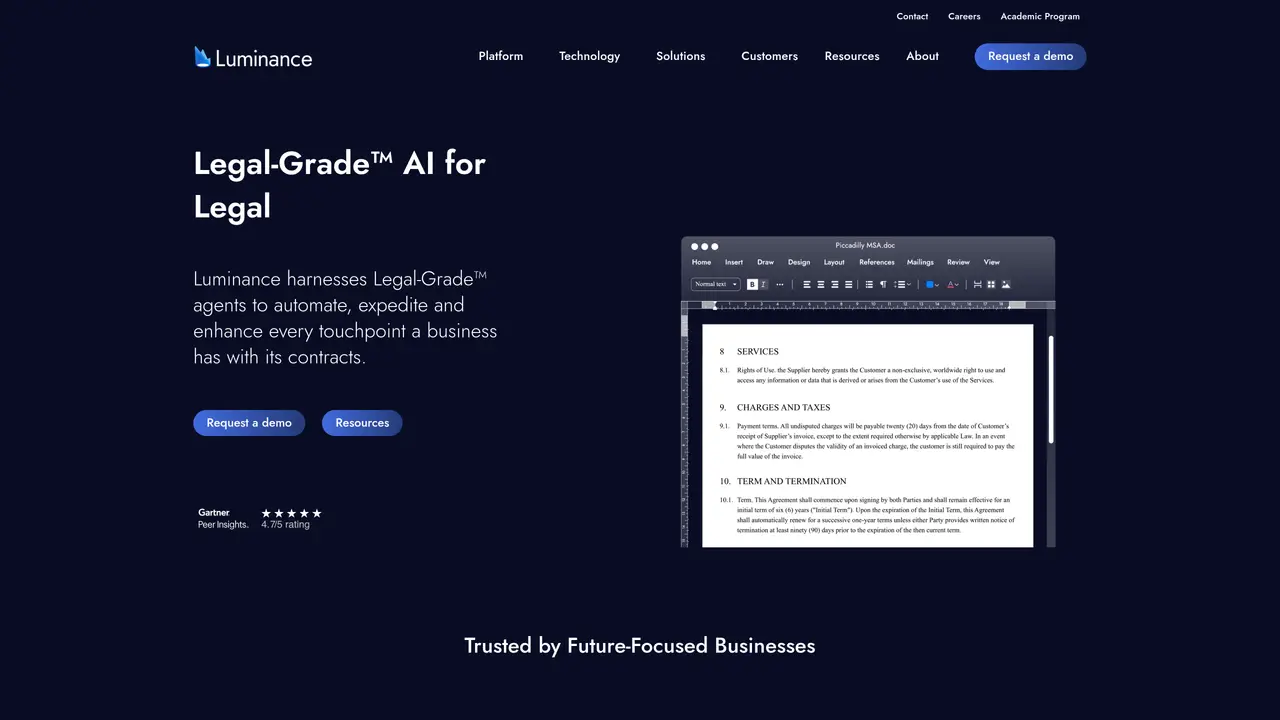 Luminance’s AI featured image