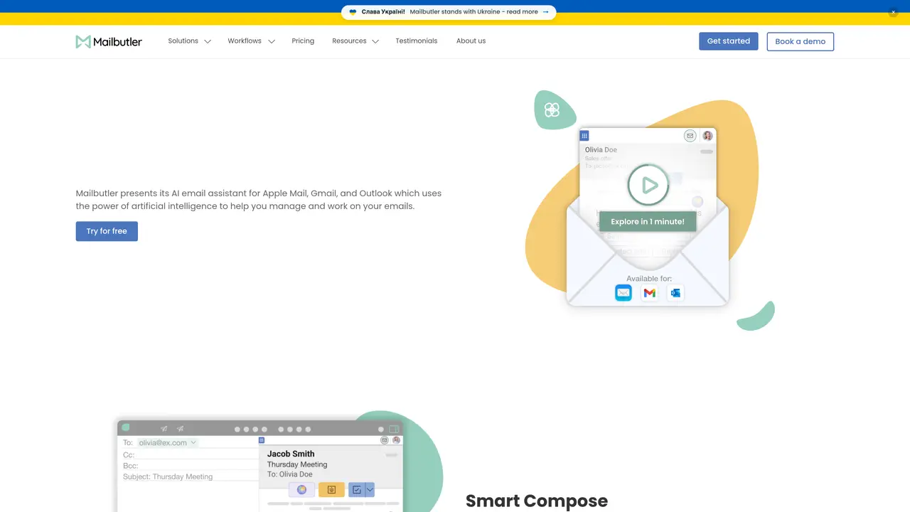 Mailbutler’s Smart Assistant featured image