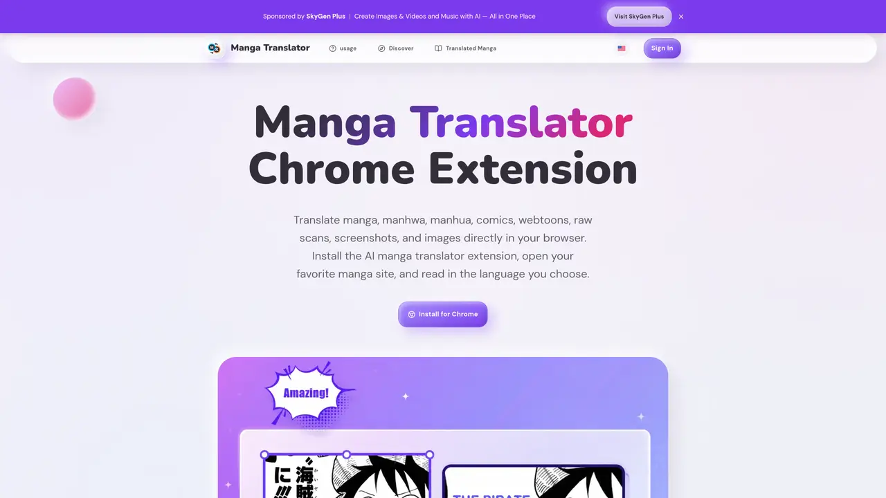 Manga Translator featured image