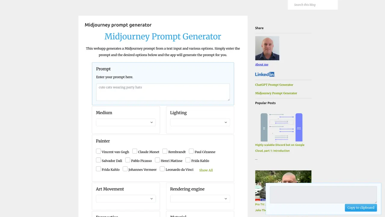 Midjourney Prompt Generator featured image