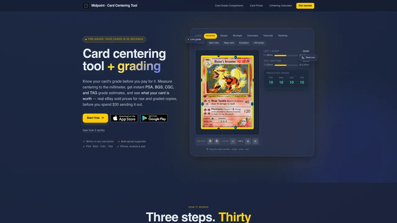 Midpoint – Card Centering Tool featured image