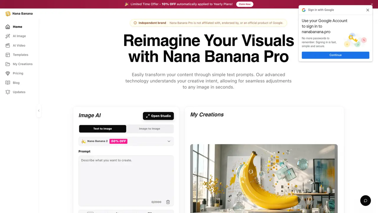 Nana Banana Pro AI Image Editor featured image