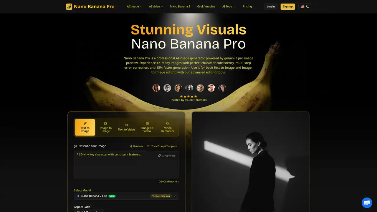 NanoPic – Nano Banana AI Image Generator featured image