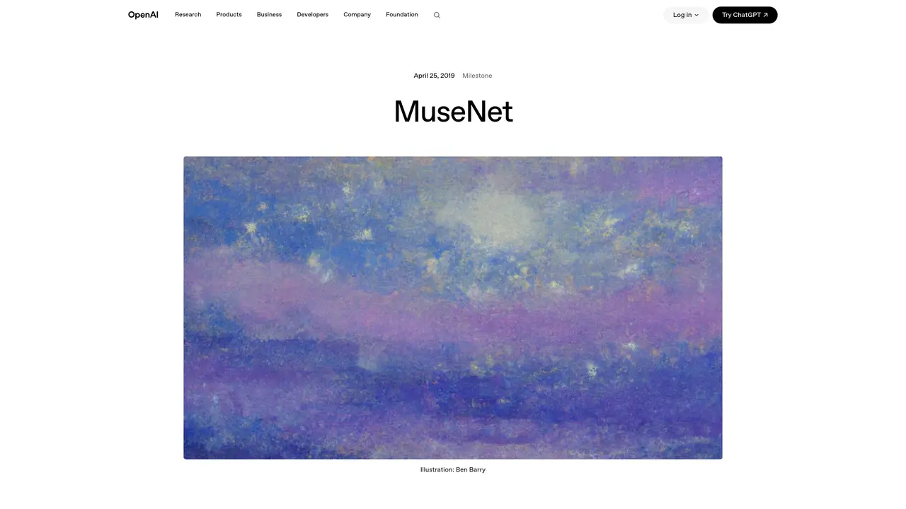 OpenAI MuseNet featured image
