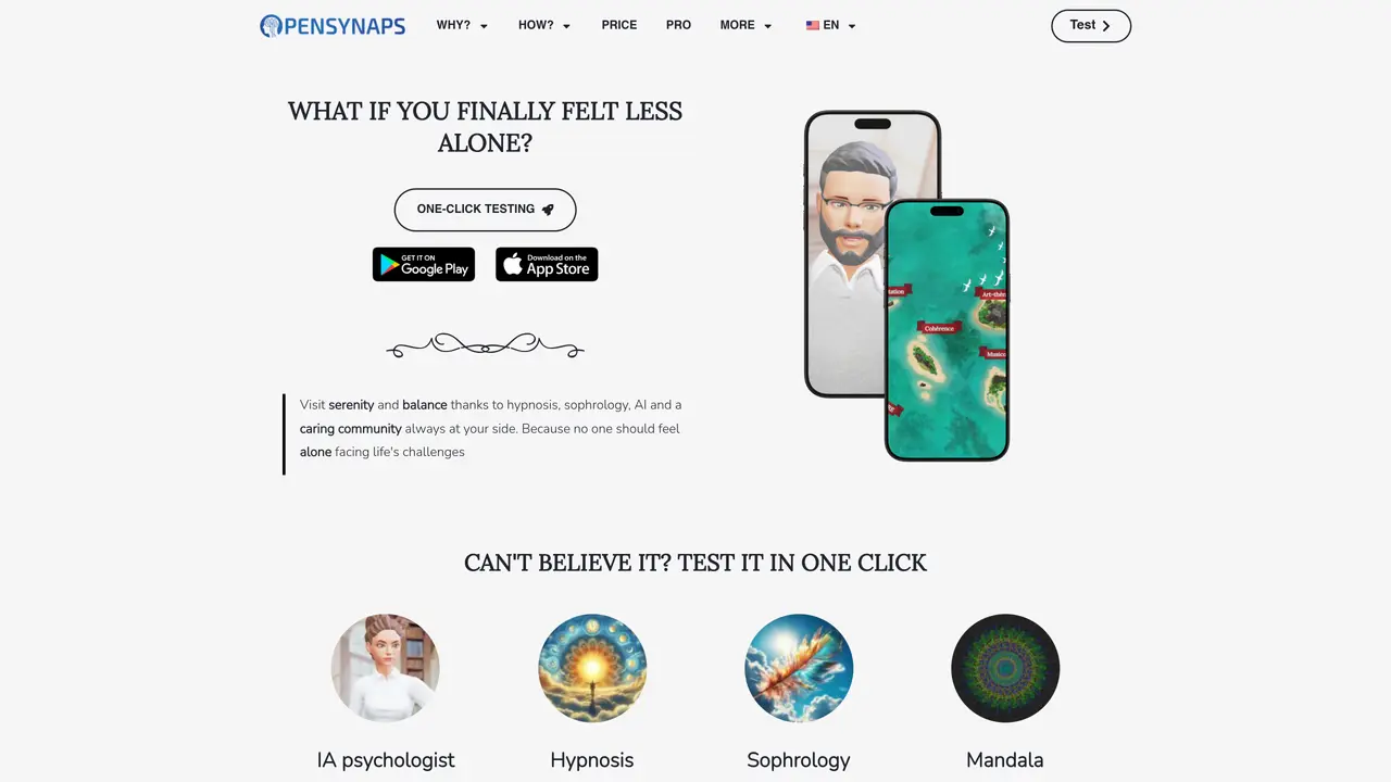 OpenSynaps AI – Your safe place, never feel alone anymore featured image