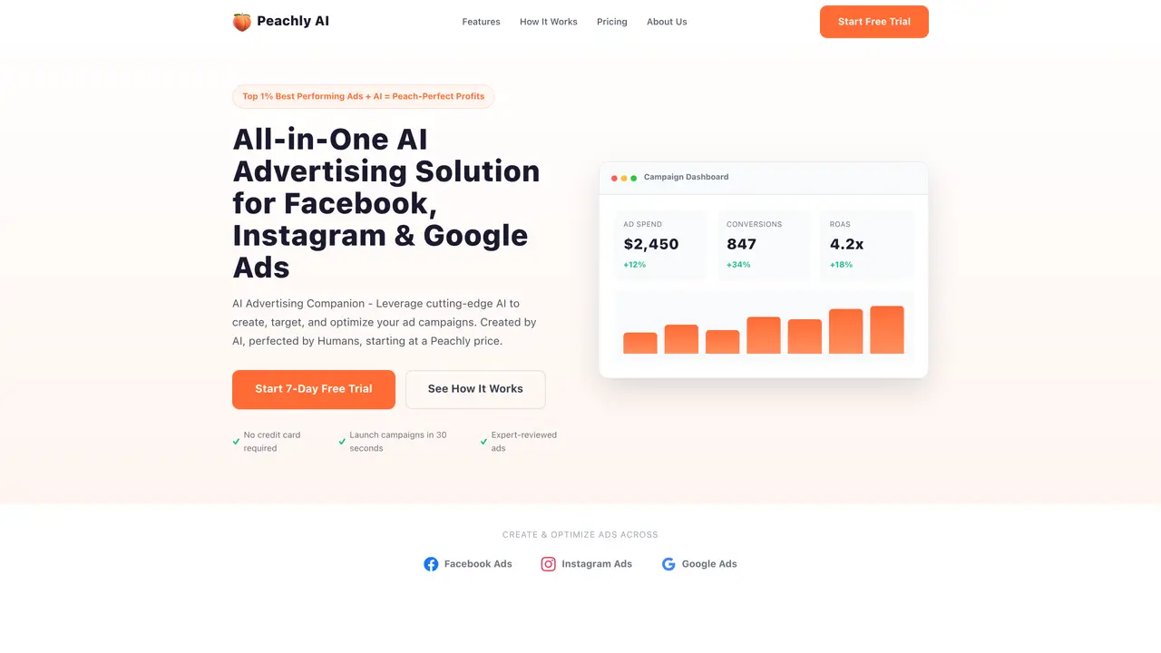 Peachly AI featured image