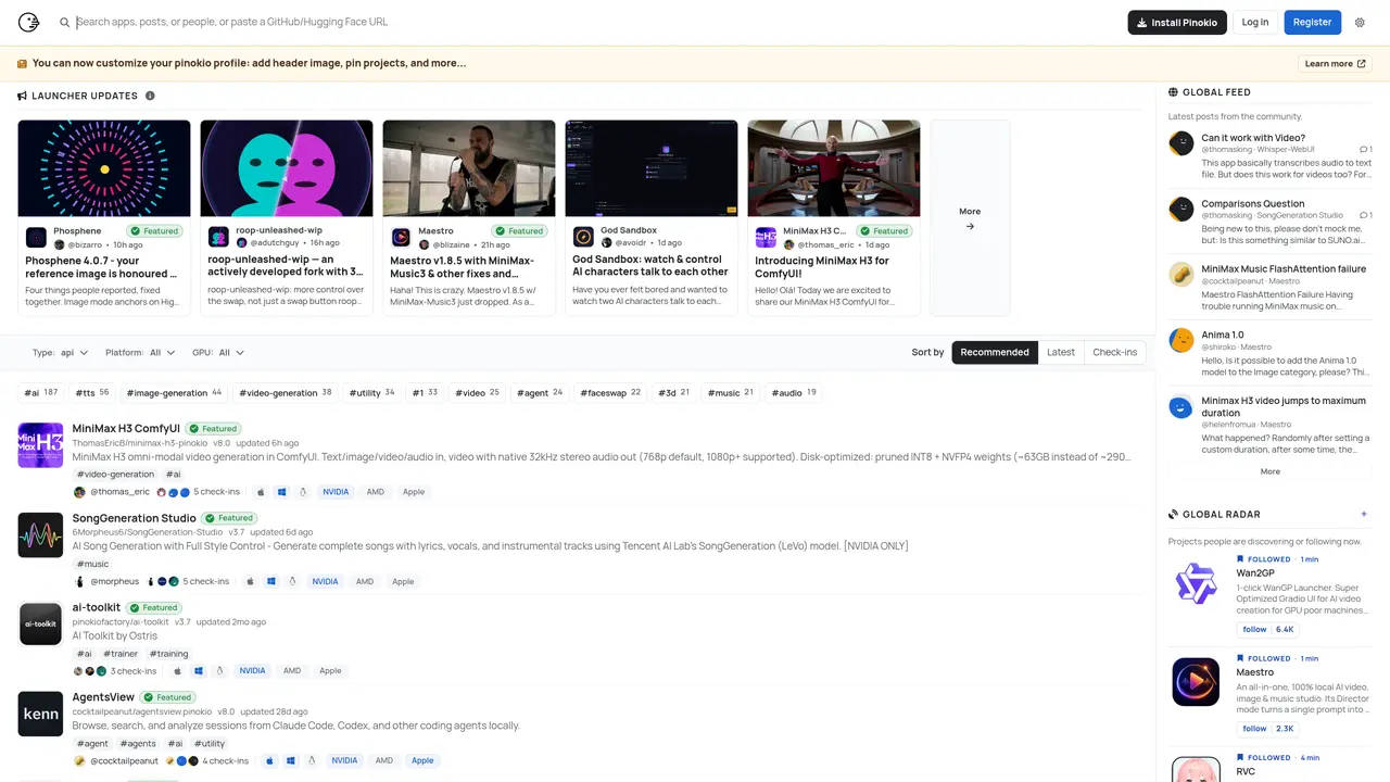 Pinokio featured image