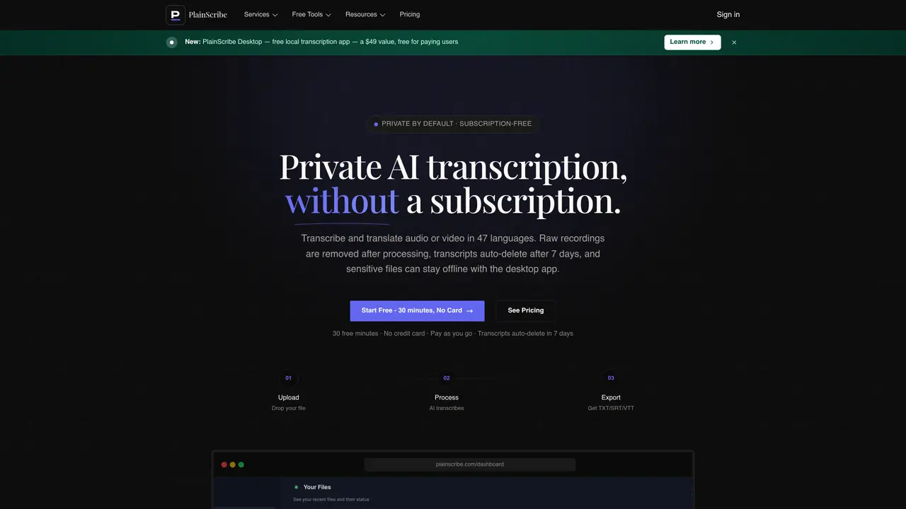 PlainScribe featured image