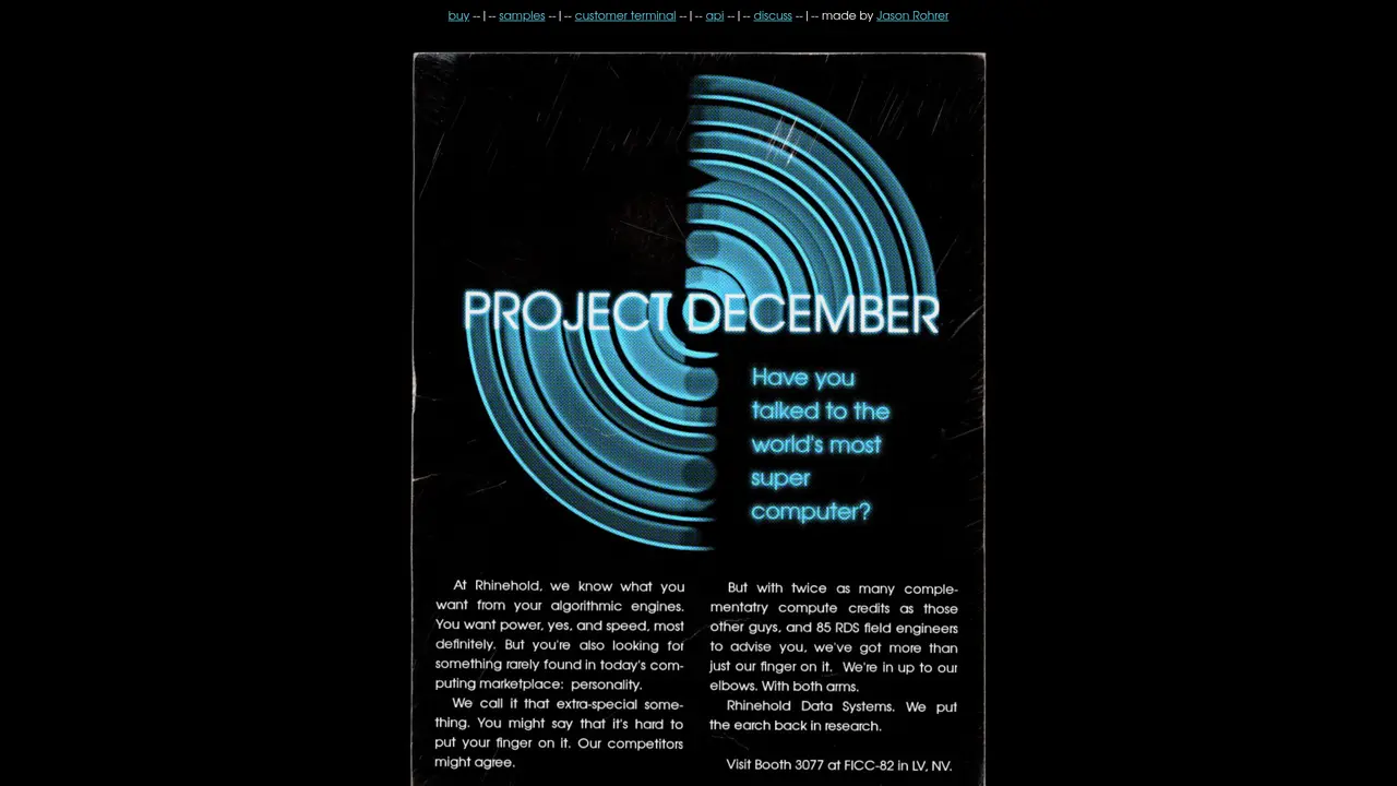 Project December featured image